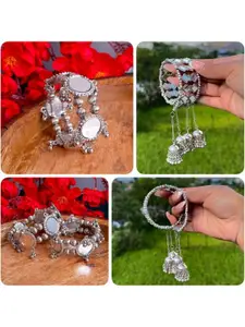 Sangria Set Of 2 Oxidised Bangle