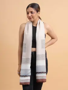 Moda Chales Women Solid Printed Regular Scarf