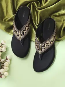 V-WALK Women Embellished One Toe Flats