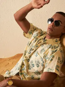 DENNISON Men Floral Block Printed Casual Shirt