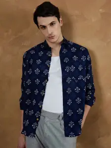 DENNISON Men Block Printed Casual Shirt
