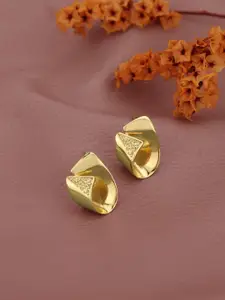 DressBerry 925 Sterling Silver 18kt Gold Plated Stud Earring