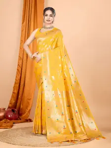 LeeliPeeri Designer Ethnic Motifs Zari Banarasi Saree