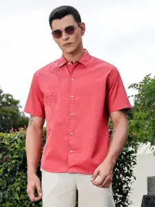 Thomas Scott Men Premium Floral Casual Shirt