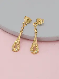 Anouk 925 Sterling Silver 18kt Gold Plated Tear Drop CZ Drop Earring