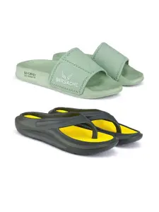 BERSACHE Men Comfort Sandals (Pack of 2)