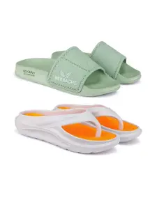 BERSACHE Men Comfort Sandals (Pack of 2