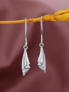 VANBELLE 925 Sterling Silver Rhodium Plated Contemporary Drop Earring
