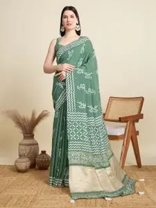 LeeliPeeri Designer Ethnic Motifs Printed Zari Saree