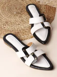 DIVASTRI Women Solid Slip-On Regular Open Toe Flats