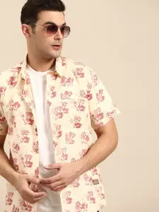 DENNISON Men Block Printed Casual Shirt