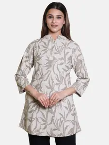 BAESD Women Tropical Printed Pure Cotton Kurti