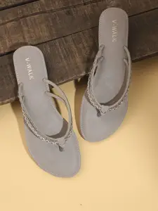 V-WALK Women Open Toe Flats