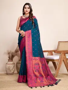 LeeliPeeri Designer Ethnic Motifs Zari Saree