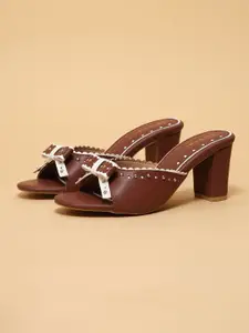 ERIDANI Women Polka Knot Heel