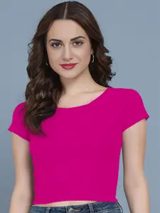 Dream Beauty Fashion Women Crop Fitted Top