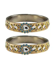 Vidhya Kangan Brass Crystals Bangle