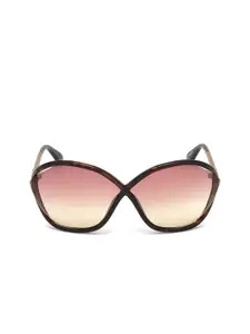 Tom Ford Women Butterfly Sunglasses with UV Protected Lens FT0529 71 52Z