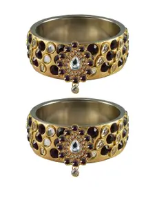 Vidhya Kangan Brass Crystals Bangle