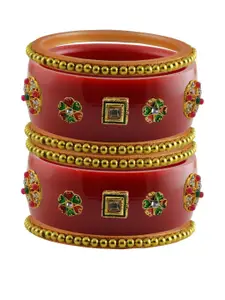 Vidhya Kangan Brass Crystals Bangle