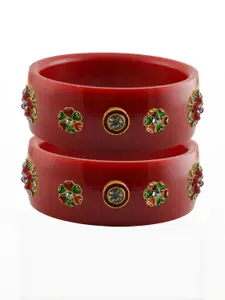 Vidhya Kangan Brass Crystals Bangle