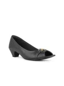 Inc 5 Women Kitten Peep Toes with Buckles