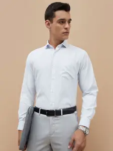 CODE by Lifestyle Men Slim Fit Solid Spread Collar Cotton Formal Shirt
