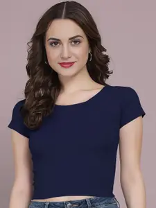 Dream Beauty Fashion Ribbed Fitted Crop Top