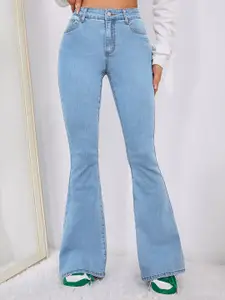 CORSICA Women High-Rise Slim Fit Light Fade Stretchable Jeans