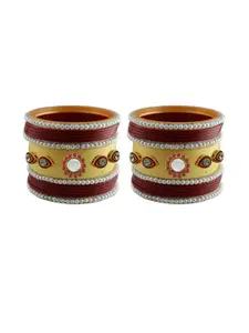 Vidhya Kangan Brass Crystals Bangle
