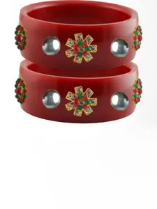 Vidhya Kangan Brass Crystals Bangle