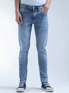 Flying Machine Men Skinny Fit Mid-Rise Light Fade Stretchable Jeans