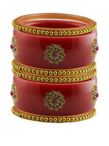 Vidhya Kangan Brass Crystals Bangle