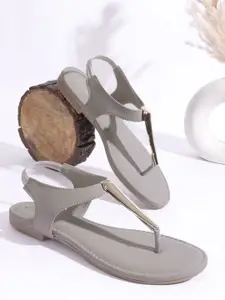 CHINRAAG Women Open Toe Flats