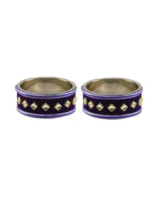 Vidhya Kangan Brass Crystals Bangle