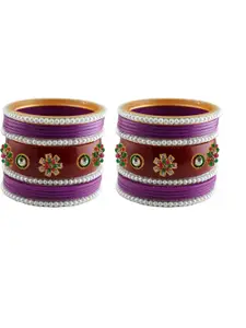 Vidhya Kangan Brass Crystals Bangle