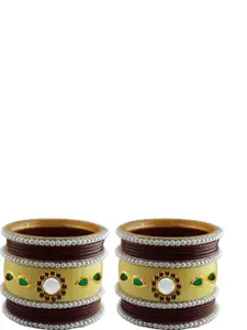 Vidhya Kangan Brass Crystals Bangle