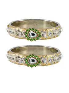 Vidhya Kangan Brass Crystals Bangle