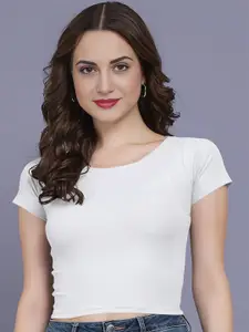 Dream Beauty Fashion Ribbed Fitted Crop Top