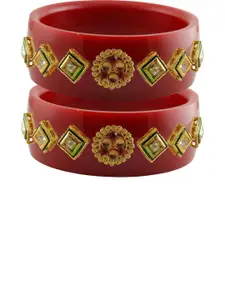 Vidhya Kangan Women Brass Crystals Bangle