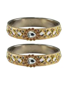 Vidhya Kangan Brass Crystals Bangle