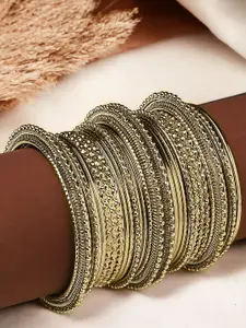 OOMPH Set Of 26 Antique Bangles