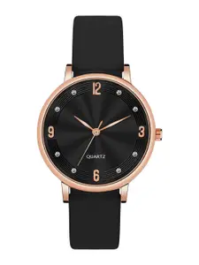 ON TIME OCTUS Women Analogue Watch OP-136 BLACK