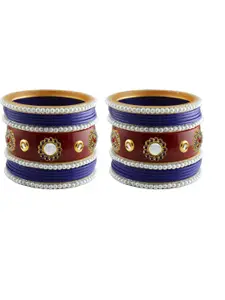 Vidhya Kangan Brass Crystals Bangle