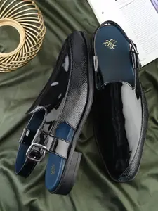 House of Pataudi Men Comfortable Peshwari Shoe Style Sandals