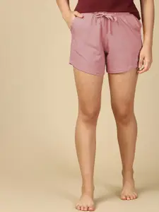 PYNK Women Antimicrobial Technology Cotton Lounge Shorts
