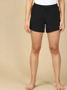 PYNK Women Regular Fit Mid-Rise Shorts