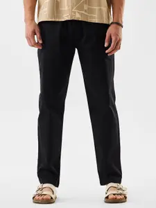 Snitch Men Mid-Rise Regular Fit Trousers