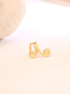 Yellow Chimes Gold Plated Contemporary Ear Cuffs