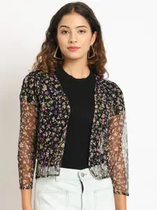 Moonaa Fashion Women Printed Shrug